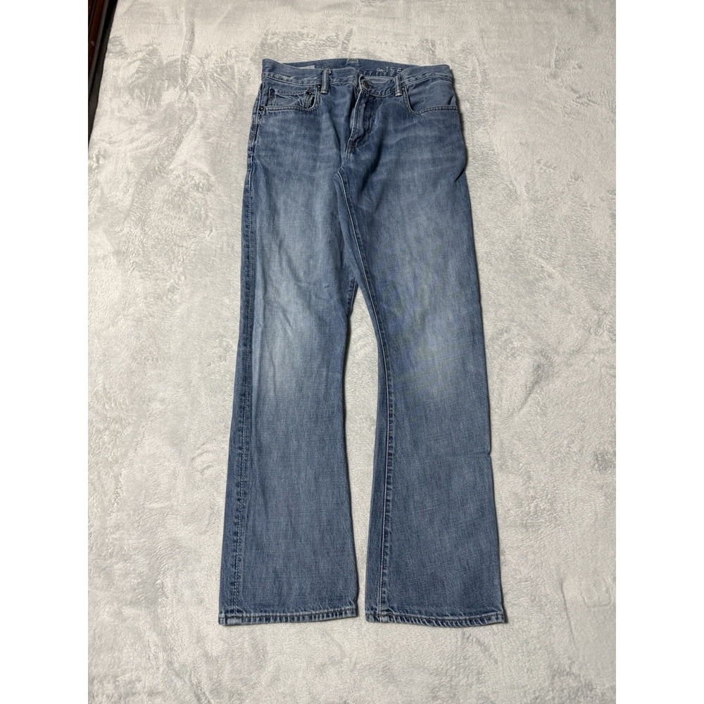 GAP 1969 Boot Jeans Mens 31x31 Bootcut Rodeo Western Cowboy Distressed